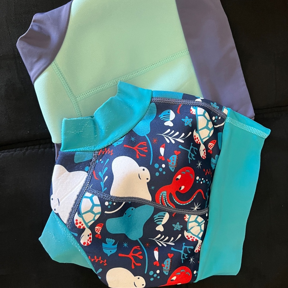 Kids Swim Set of Happy Nappys with Sea Life Design